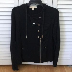 NWOT Michael Kors Black Hoodie M